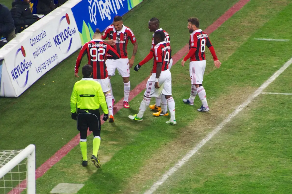 AC Milan at San Siro in a file photo