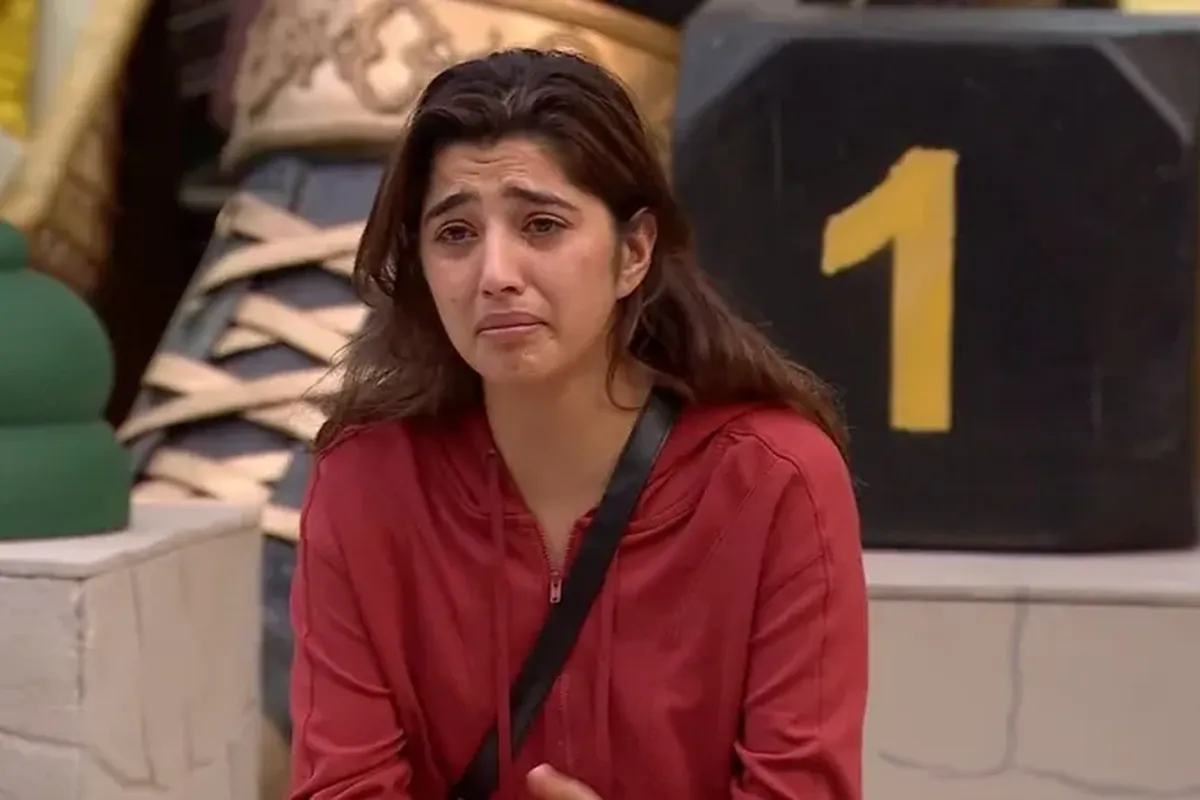Love Gill tearful during the Ludo nomination task