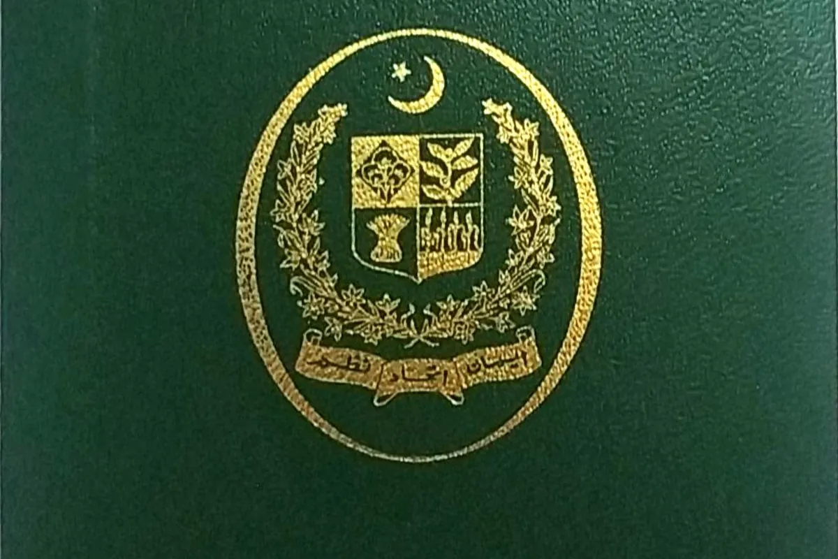 A Pakistani passport