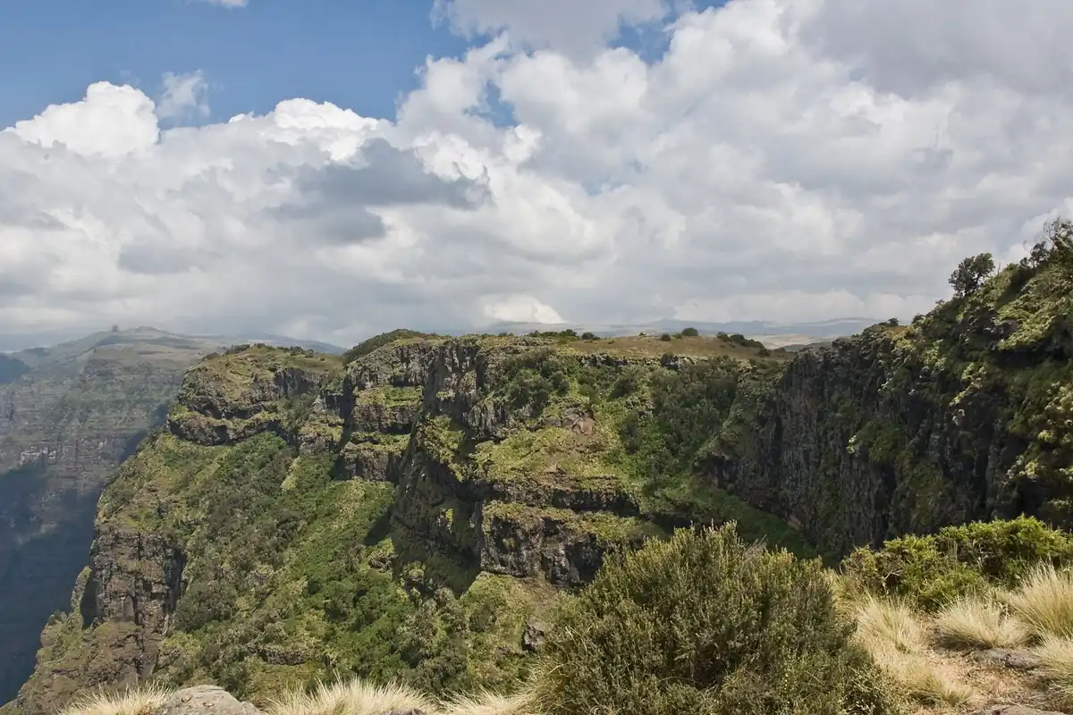 The Simien Mountains in Ethiopia