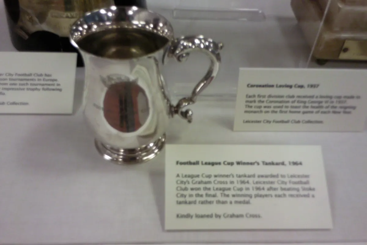 A 1964 League Cup winner's tankard