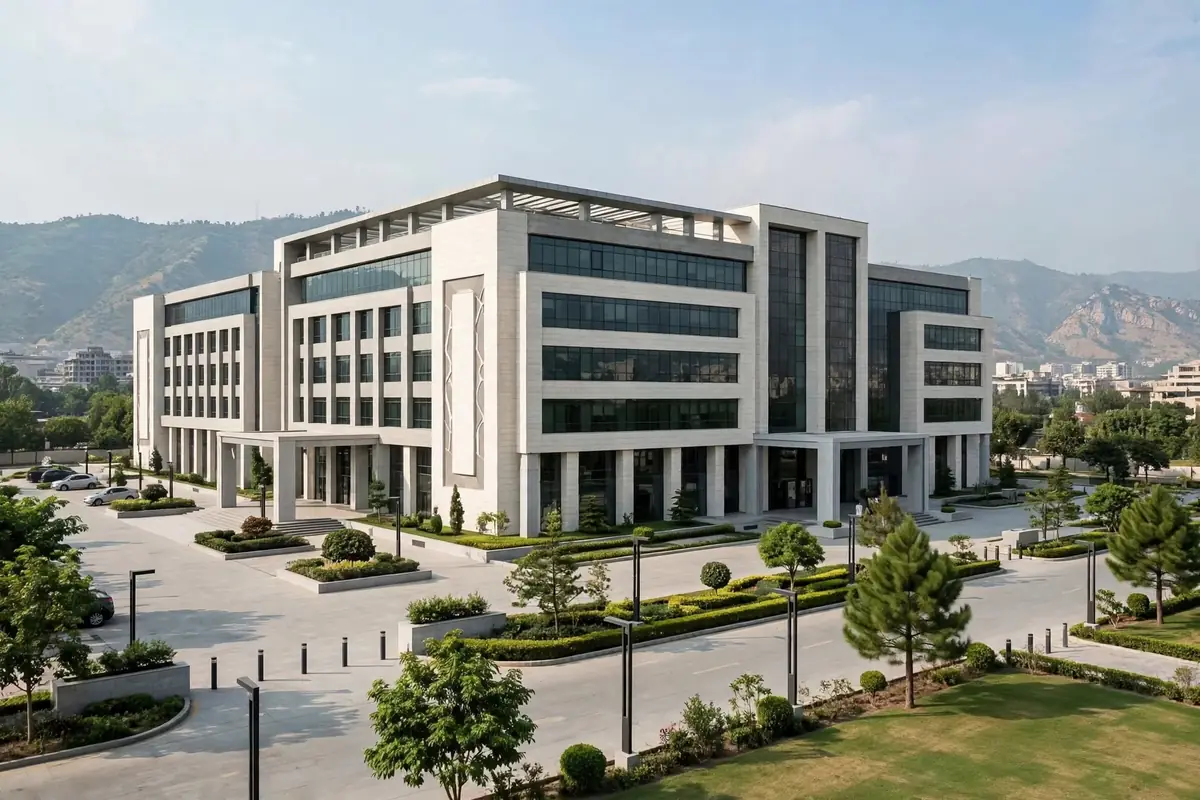 سرکاری دفتر کی جدید عمارت، علامتی تصویر