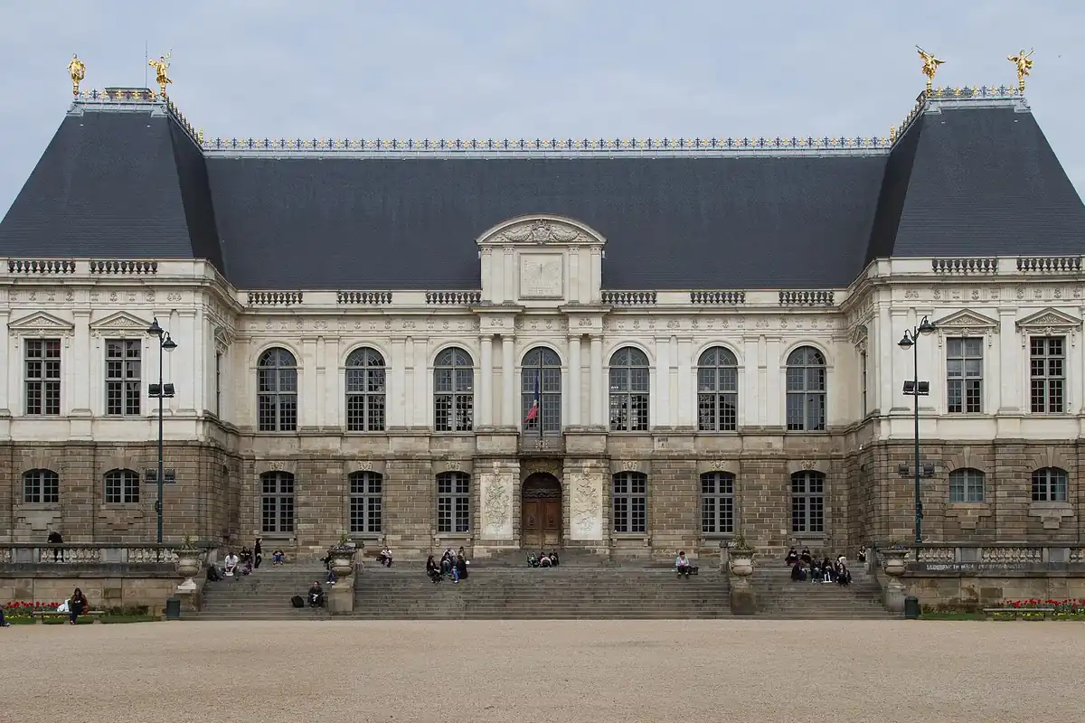 The Parlement de Bretagne in Rennes, Brittany, France