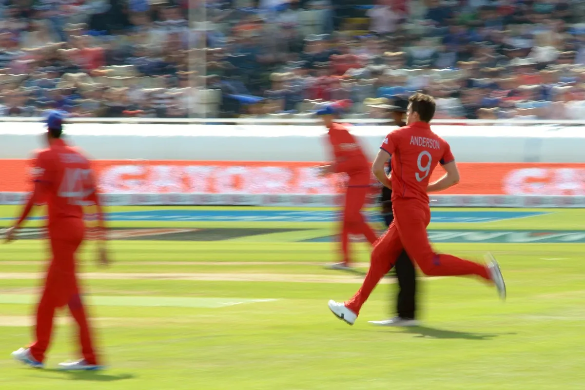 James Anderson bowling in a file photo from 2013