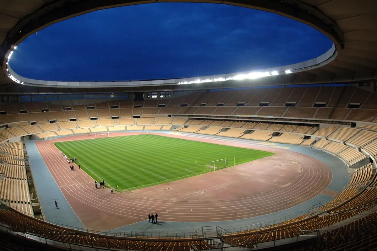 Inside the Estadio Olimpico de La Cartuja in a file photo