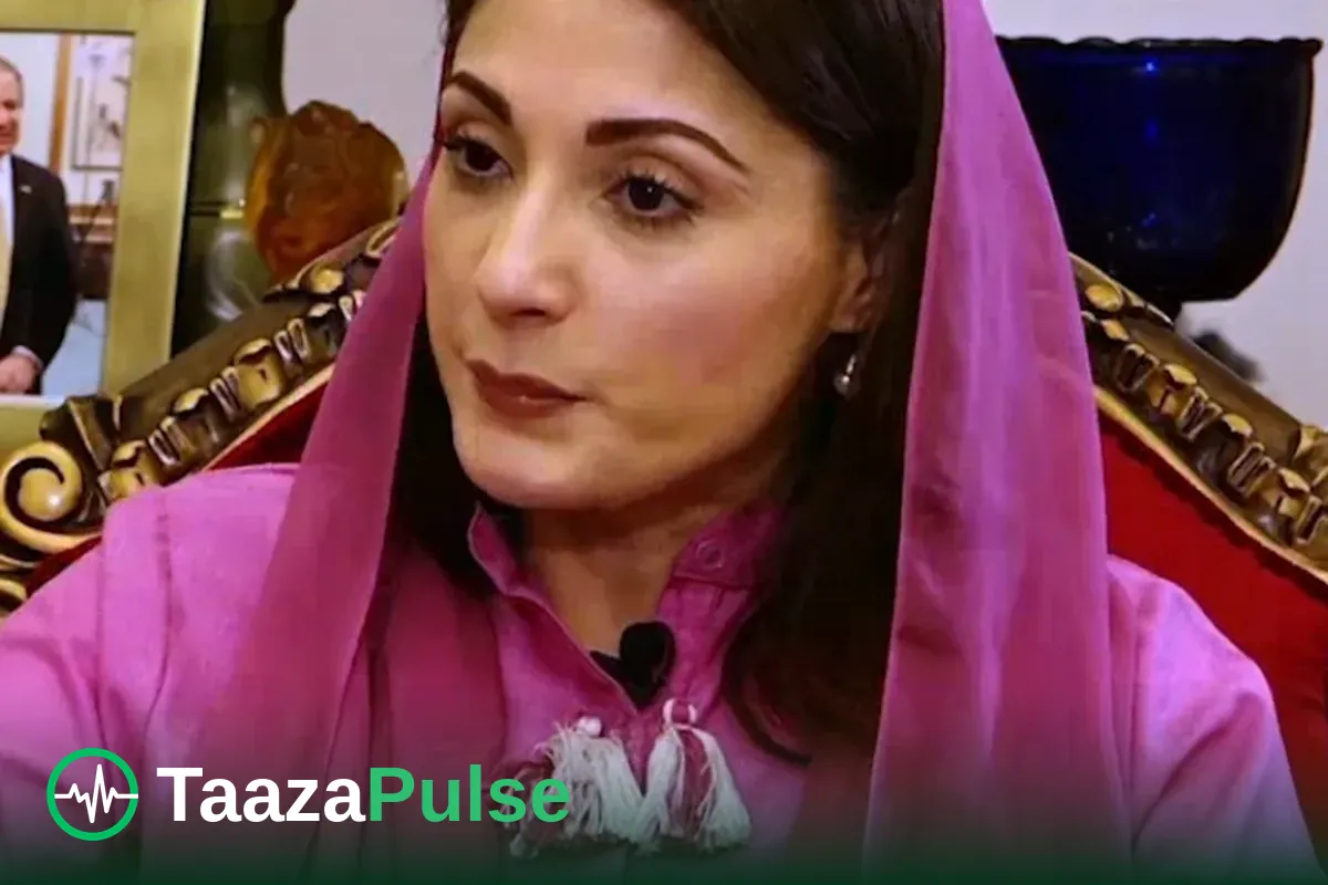 Punjab Chief Minister Maryam Nawaz