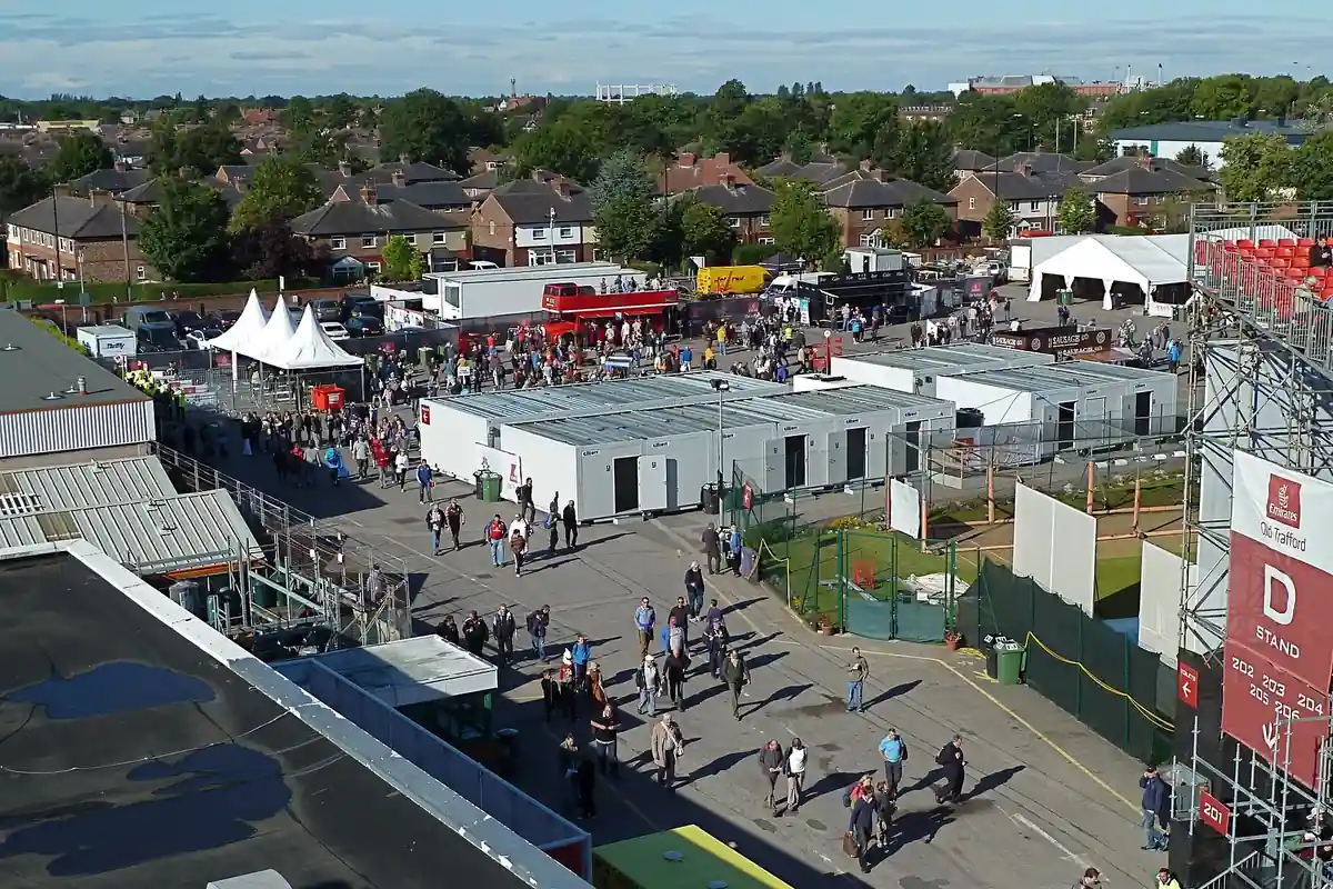 Old Trafford Cricket Ground in Manchester, home of Lancashire
