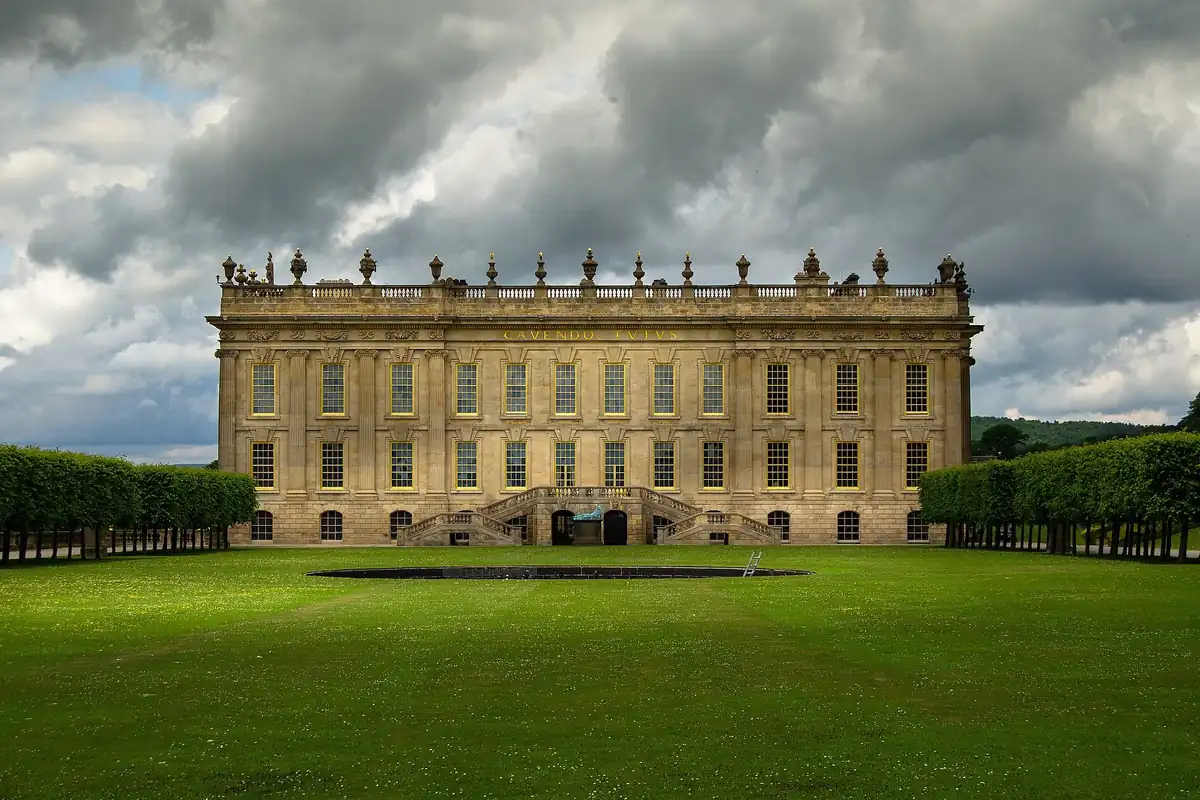 Chatsworth House in Derbyshire