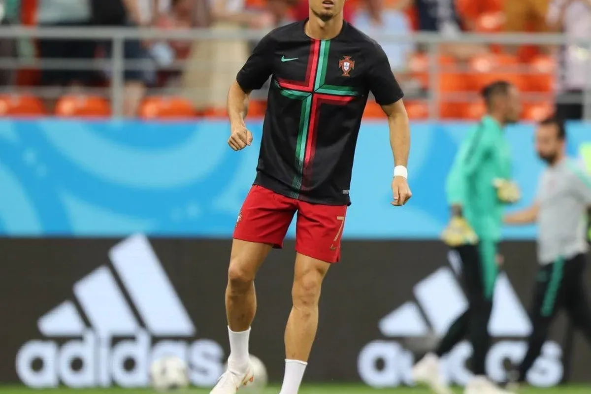 Cristiano Ronaldo playing for Portugal in a file photo