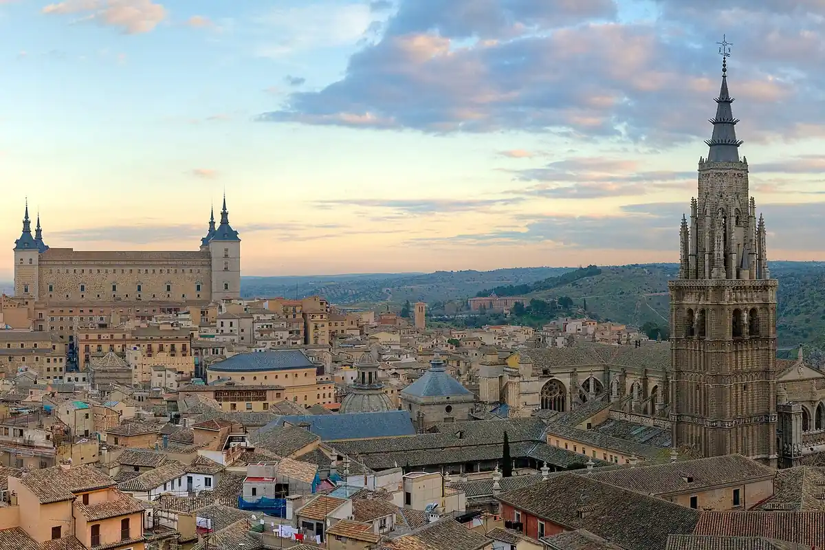 The skyline of Toledo, capital of the province where the crash happened