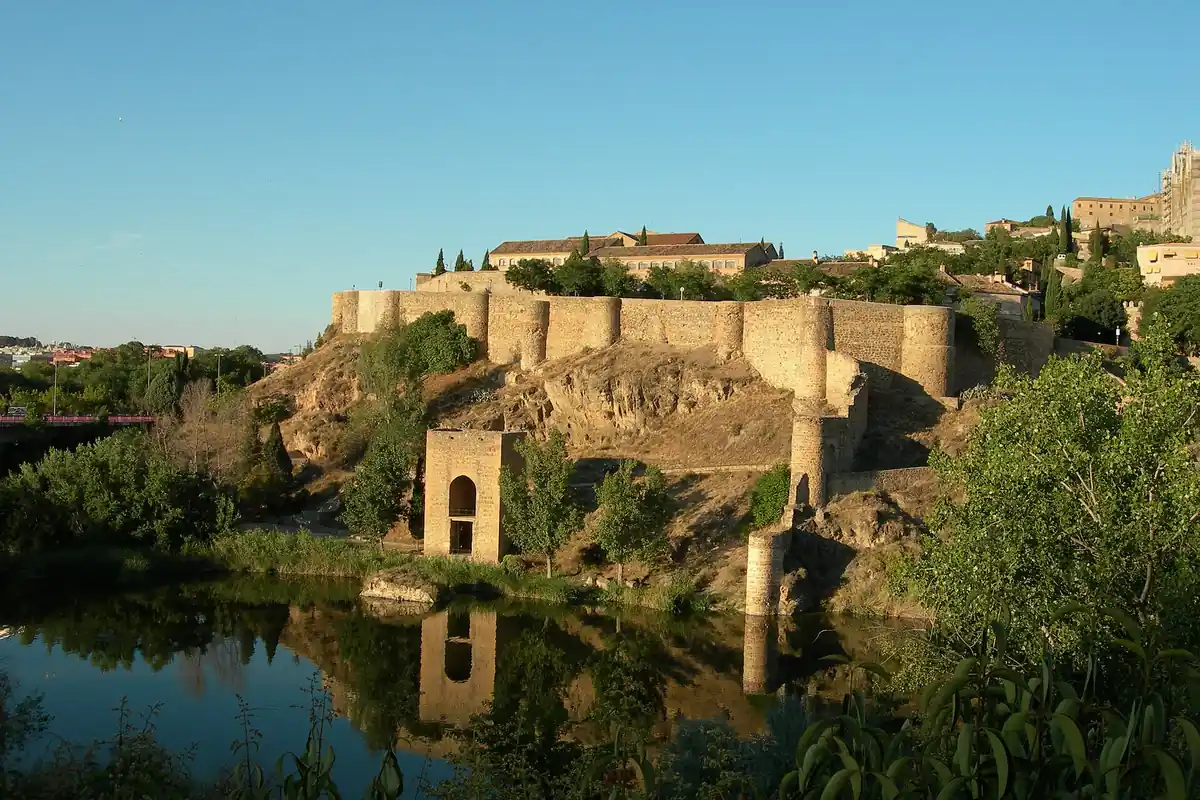 The city of Toledo in Spain above the river