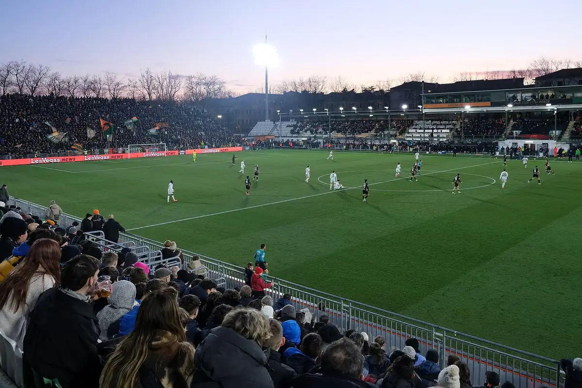 The Stadio Pierluigi Penzo on a matchday in a file photo
