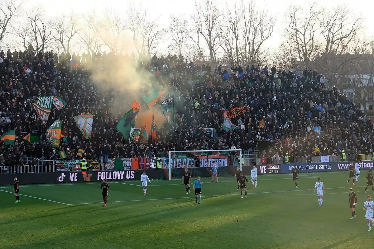 The Stadio Pierluigi Penzo during a Serie A match in a file photo
