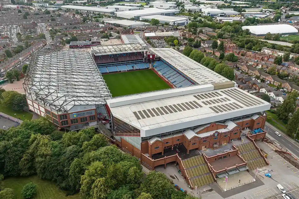 Villa Park, home of Aston Villa, in a file photo
