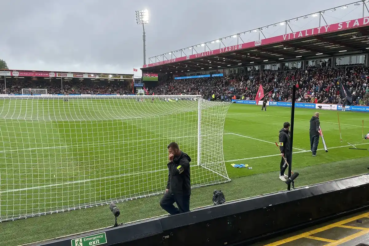 The Vitality Stadium in Bournemouth before kick-off in a file photo